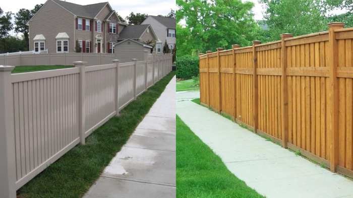 Vinyl Fences vs. Wood Fences: A Complete Comparison Guide Vinyl Fences vs. Wood Fences: A Complete Comparison Guide