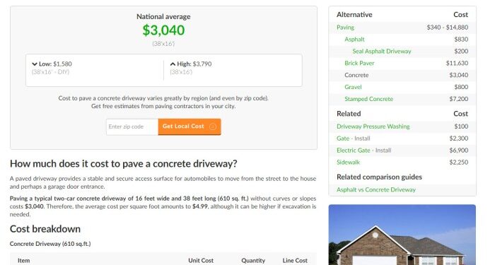 Gate Driveway Estimate at Paul Pineda blog